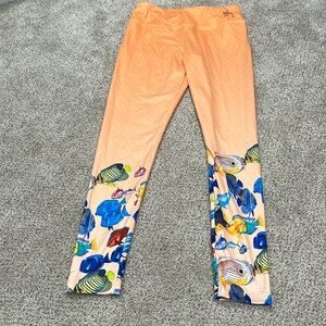 Orange Fish Leggings